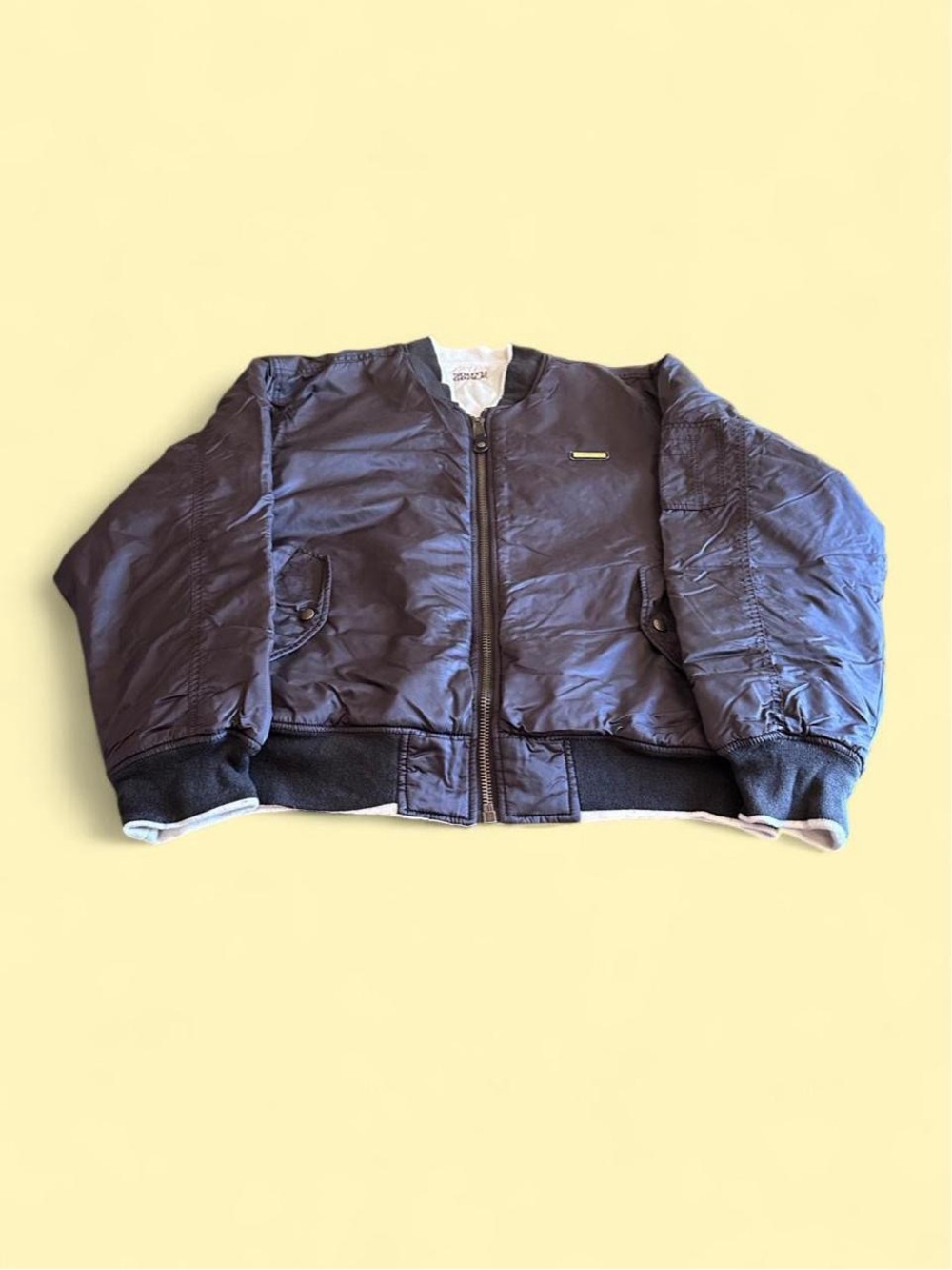 Vintage Y2K South Pole MA-1 Bomber Jacket Men’s XL Brown